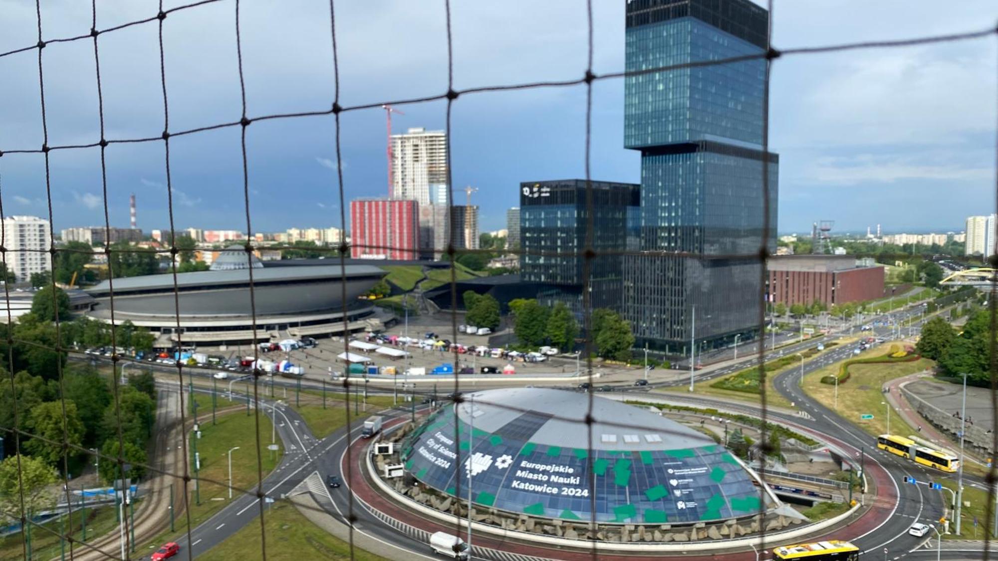 Nicestaypoland Z Widokiem Katowice Bagian luar foto